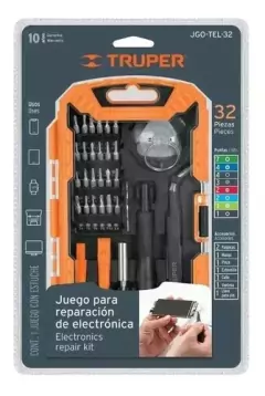 Set Destornillador Electrónica Celular 32pz Truper 17762