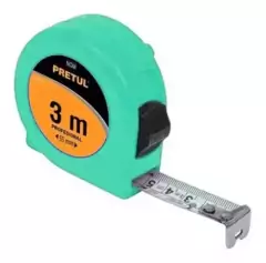 Cinta Metrica 3 Metros 13mm Pretul 21607 Mm Y Pulgadas