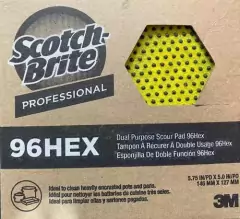 Esponja De Lavar 3m Scotchbrite Fibra 96 Hexagonal X Unidad - comprar online