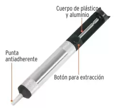 Desoldador Estaño Piston Metalico 8 Pulgadas Truper 16923 en internet