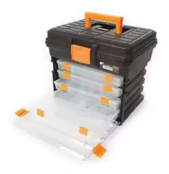 Caja Plastica De Herramienta 4 Organizador Taller Pesca H-14