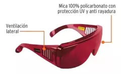 Lentes De Seguridad Para Laser Rojo Truper 10757 - comprar online