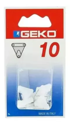 Gancho Triple Clavo Acero Cuelga Facil X 10 Unidades Geko - comprar online
