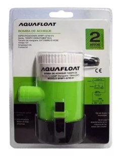 Bomba De Achique Eléctrica 750gph 12v Aquafloat Náutica