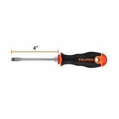 Destornillador Plano Comfort Grip 1/4 Truper 13998 - comprar online