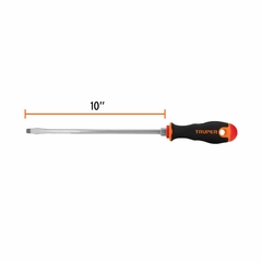 Destornillador Plano 250mm Truper 18546 - comprar online