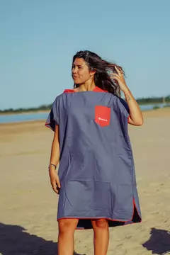 Poncho Microfibra Origami Liso Adultos