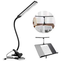 Lampara Velador Para Atril Luz Led Doble Flexible Lectura en internet