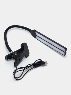Lampara Velador Para Atril Luz Led Doble Flexible Lectura - tienda online