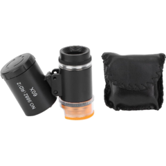 Microscopio Lupa X60 Luz Led / Uv Joyeria Detector de billetes - HURLINBOX