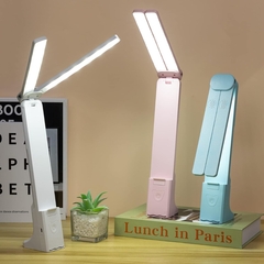 Lampara Escritorio Velador Recargable Doble Leds 3 Tonos - tienda online