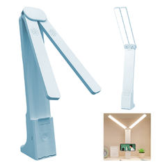 Lampara Escritorio Velador Recargable Doble Leds 3 Tonos