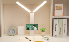 Lampara Escritorio Velador Recargable Doble Leds 3 Tonos en internet