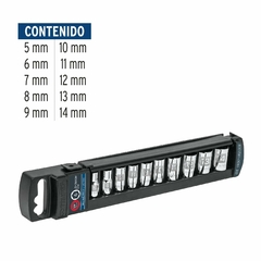 Juego De Tubos Acero 10 Piezas 1/4 Mm Truper 14166 - comprar online