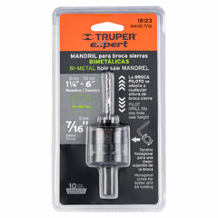 Mandril Hexagonal Sierra De 30 A 150 Mm Truper 18123 - comprar online