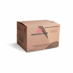 Cajon De Guantes De Nitrilo Rosa 10 Unidades Mediglove