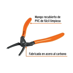 Pinza Punta Recta Seeger Para Cerrar Anillos 7 Truper 17361 en internet