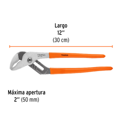 Pinza Pico De Loro Ajustable 3 Posiciones 12 Truper 17352 - comprar online