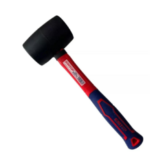 Martillo Maza Goma Cabo De Fibra 500grs Emtop Industrial
