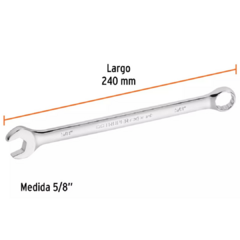 Llave Combinada Extralarga 5/8' Truper 15596 en internet
