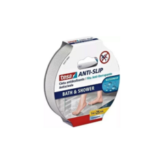 Cinta Antideslizante Para Baños Bañera Tesa 25mm X 5m 55533