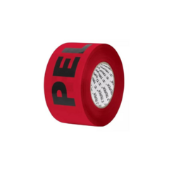 Cinta Peligro Roja Precaucion 304mt Truper 12585 Color Rojo