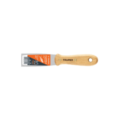 Espatula Flexible 25 Mm 1 Pulgadas Mango Madera Truper 14447