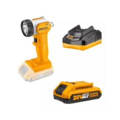 Linterna 20v 270lúmenes Ingco+batería 2ah+cargador Cwli2038