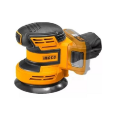 Lijadora Roto Orbital 20v 1000rpm Inalambrica + Lijas Ingco CROSLI2001
