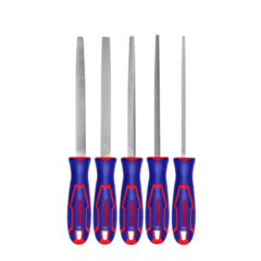 Set De 5 Limas Industrial 8´´ Emtop Metal Acero Profesional