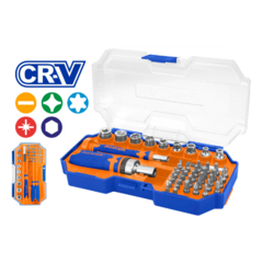Kit Set Juego De Puntas Wadfow Wbs3b32 Adaptador 32 Pzs Cr-v