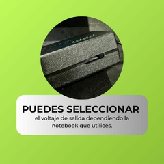 Cargador Universal Para Notebook Laptop 8 Puntas 12 - 24v - comprar online
