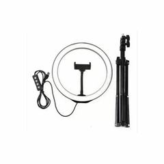 Aro De Luz Anillo Led Selfie Tiktok 26 Cm Con Trípode 2 Mts