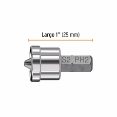 Set 5 Adaptador Punta Ph2 Atornillador Durlock Truper 12717 en internet