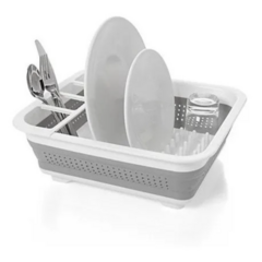 Seca Platos Escurridor Silicona Plegable Platos Vajilla New - HURLINBOX