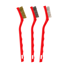 Juego Set Cepillo Alambre 7 PuLG Nylon Acero Laton Emtop