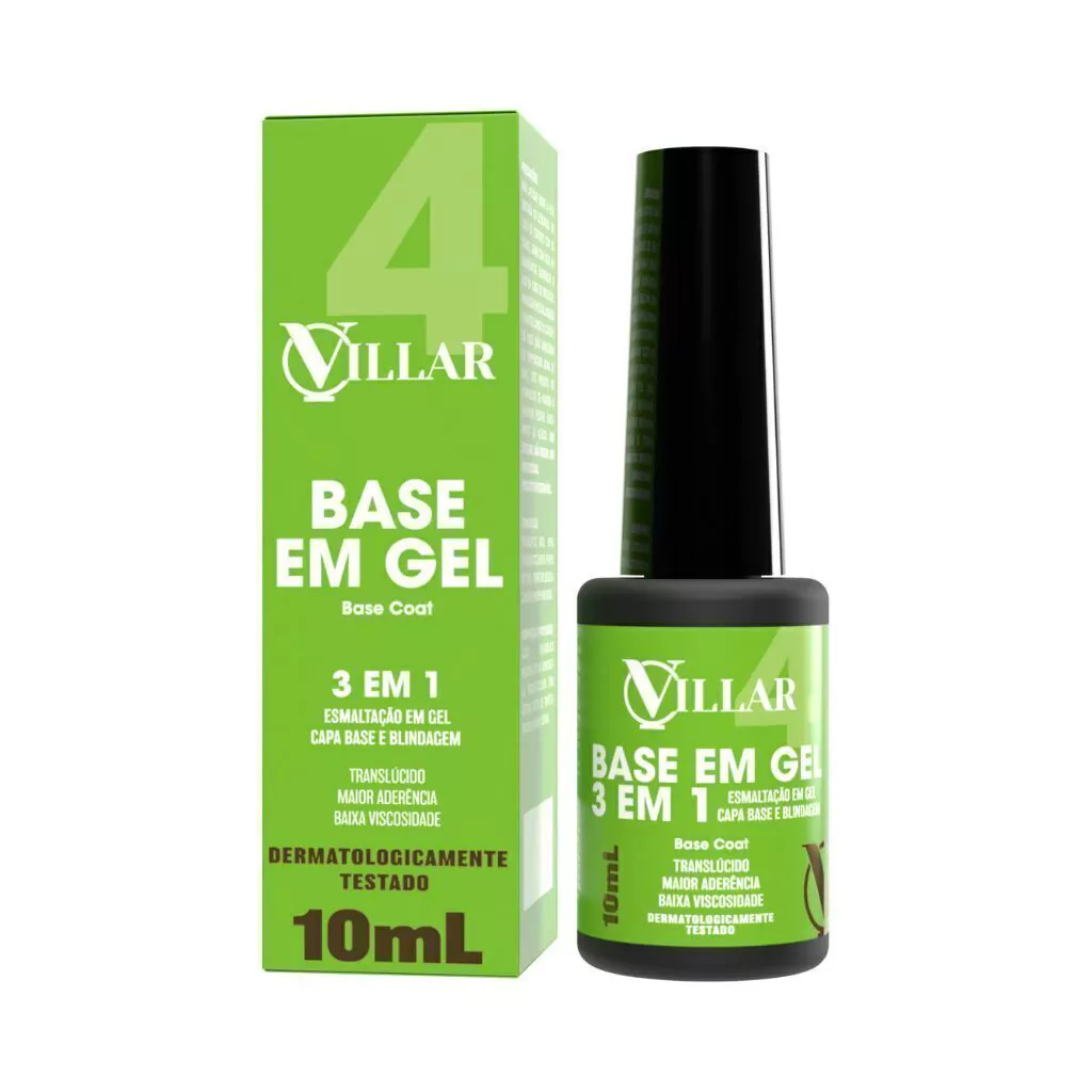 Gel base 3 em 1 10ml Villar