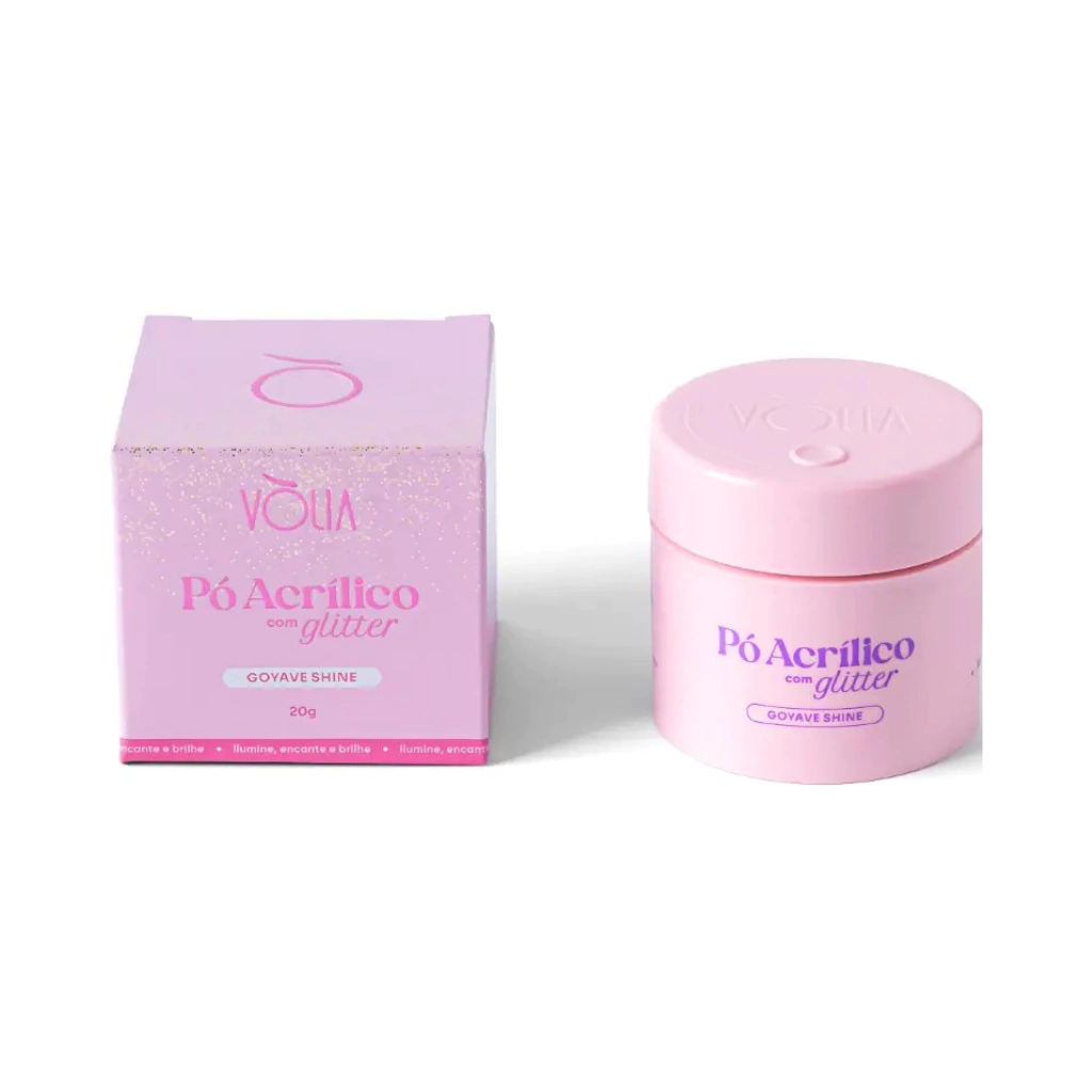 Pó Acrilico Goyave Shine com Pote 20g Volia