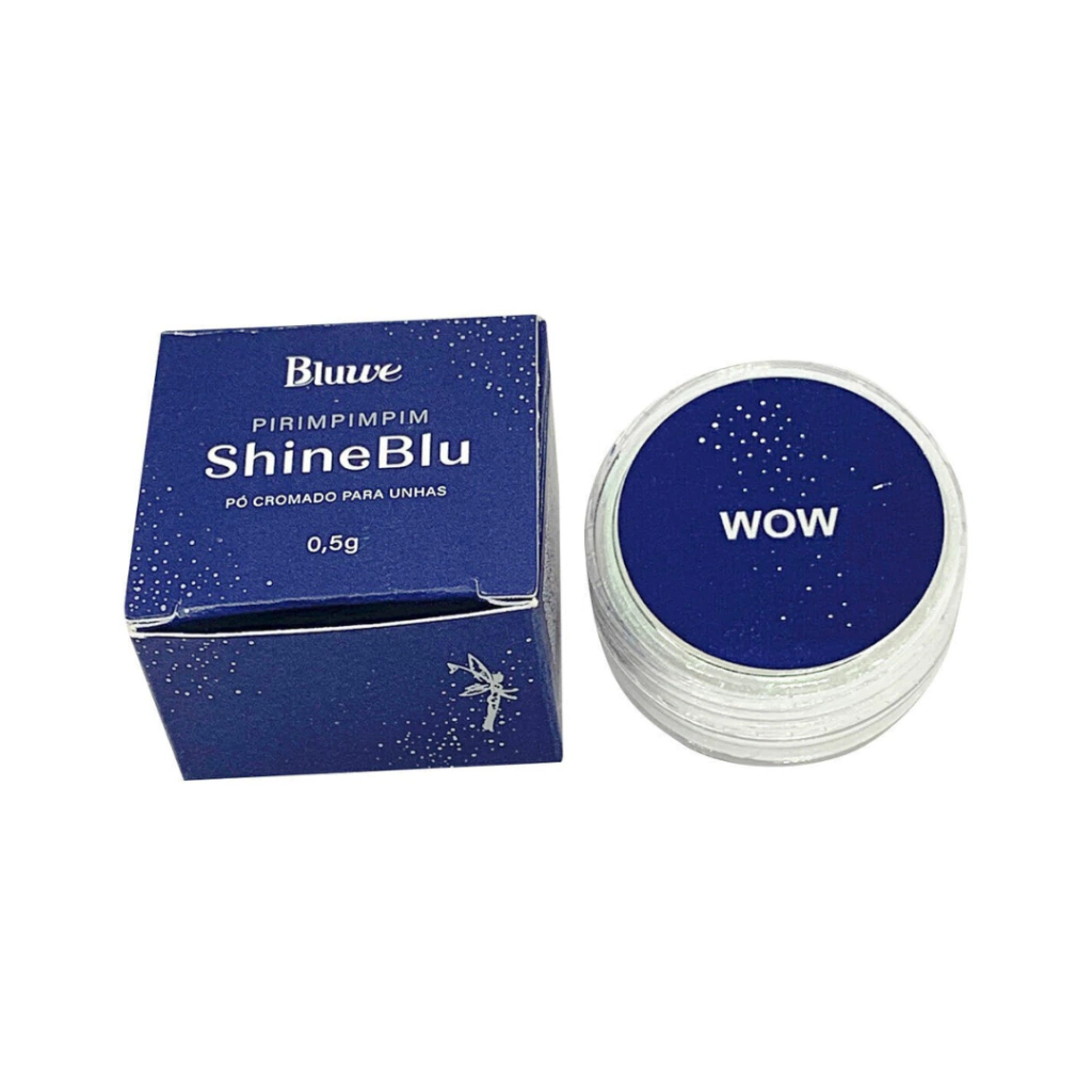 Pó Cromado Pirimpimpim ShineBlu Wow 0,5g Bluwe