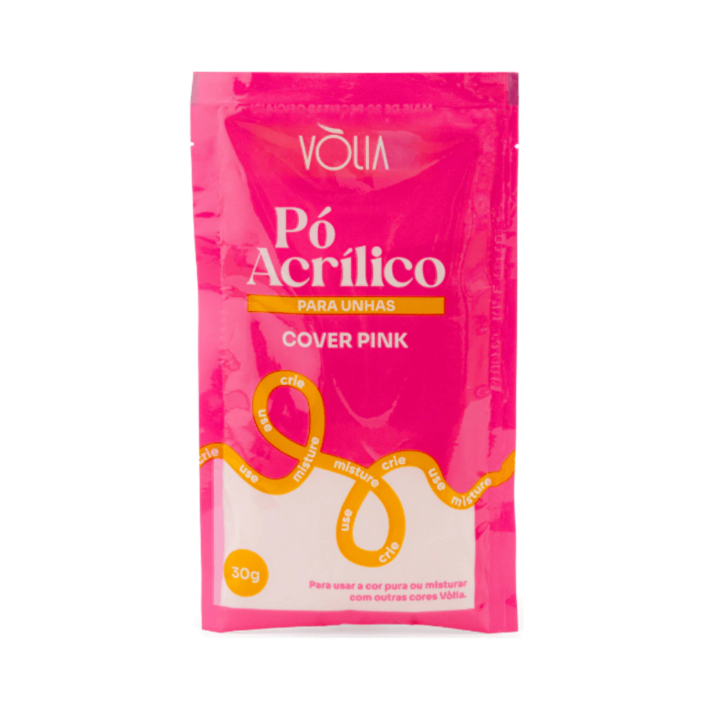Pó Acrílico Cover Pink 30g Volia