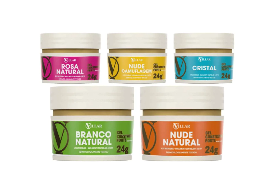 Géis Construtores 20/24g Villar Cosméticos