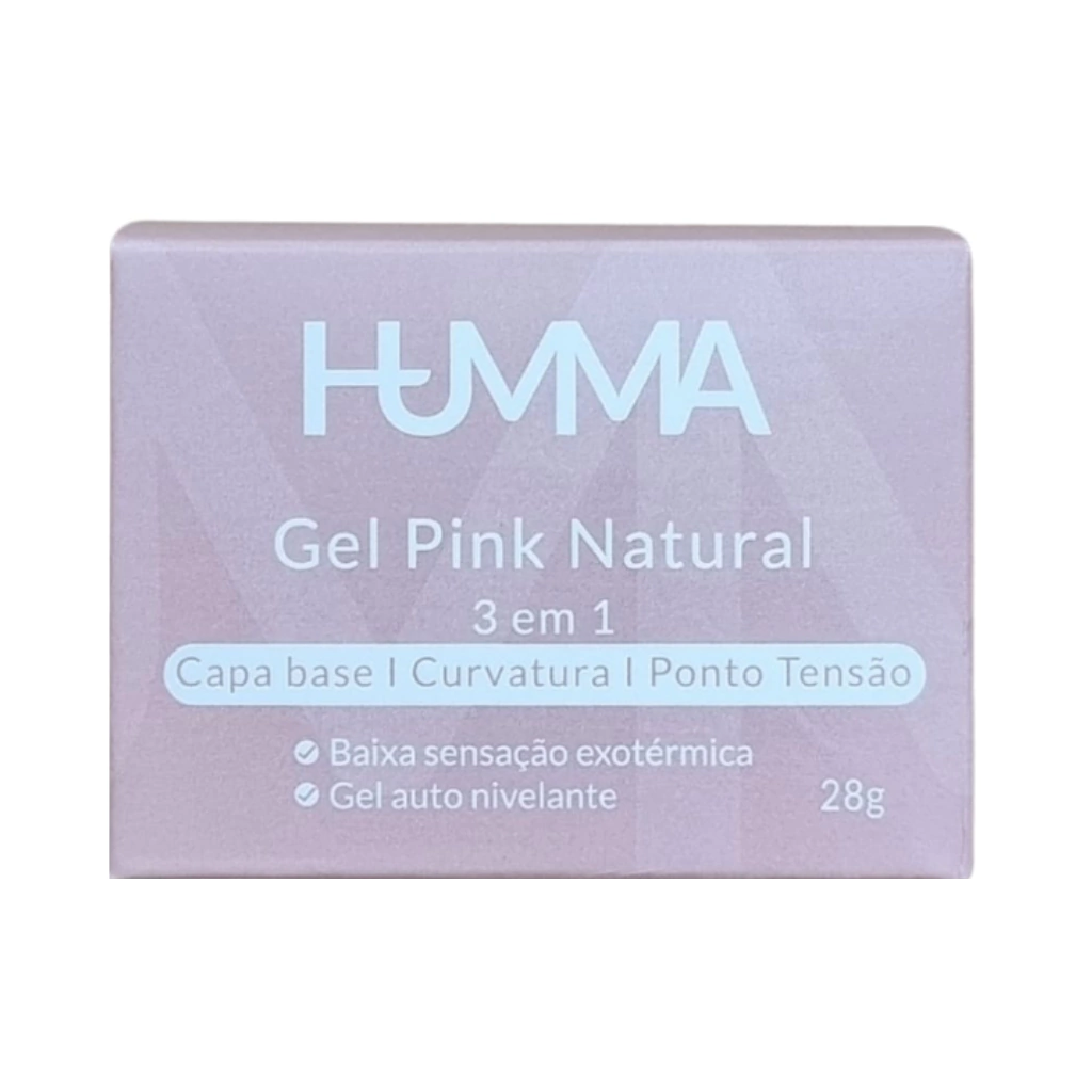 Gel Pink Natural 3 em 1 28g Humma