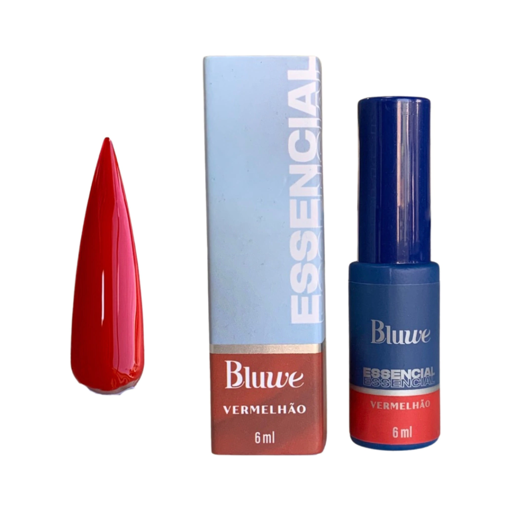 Esmalte Vermelho Coleção Essencial Bluwe 6ml
