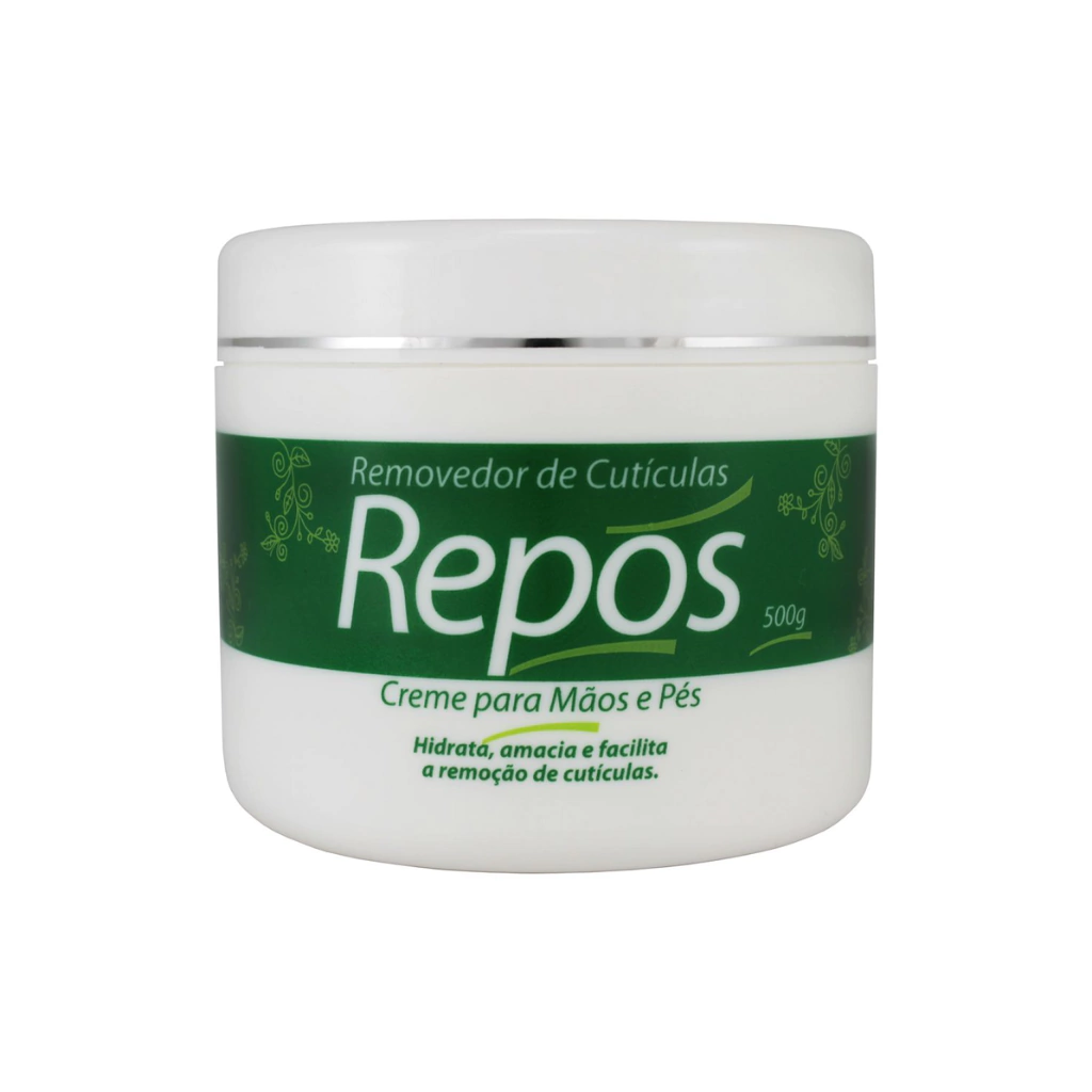 Creme Removedor De Cutículas Para Mãos e Pés 500g Repos