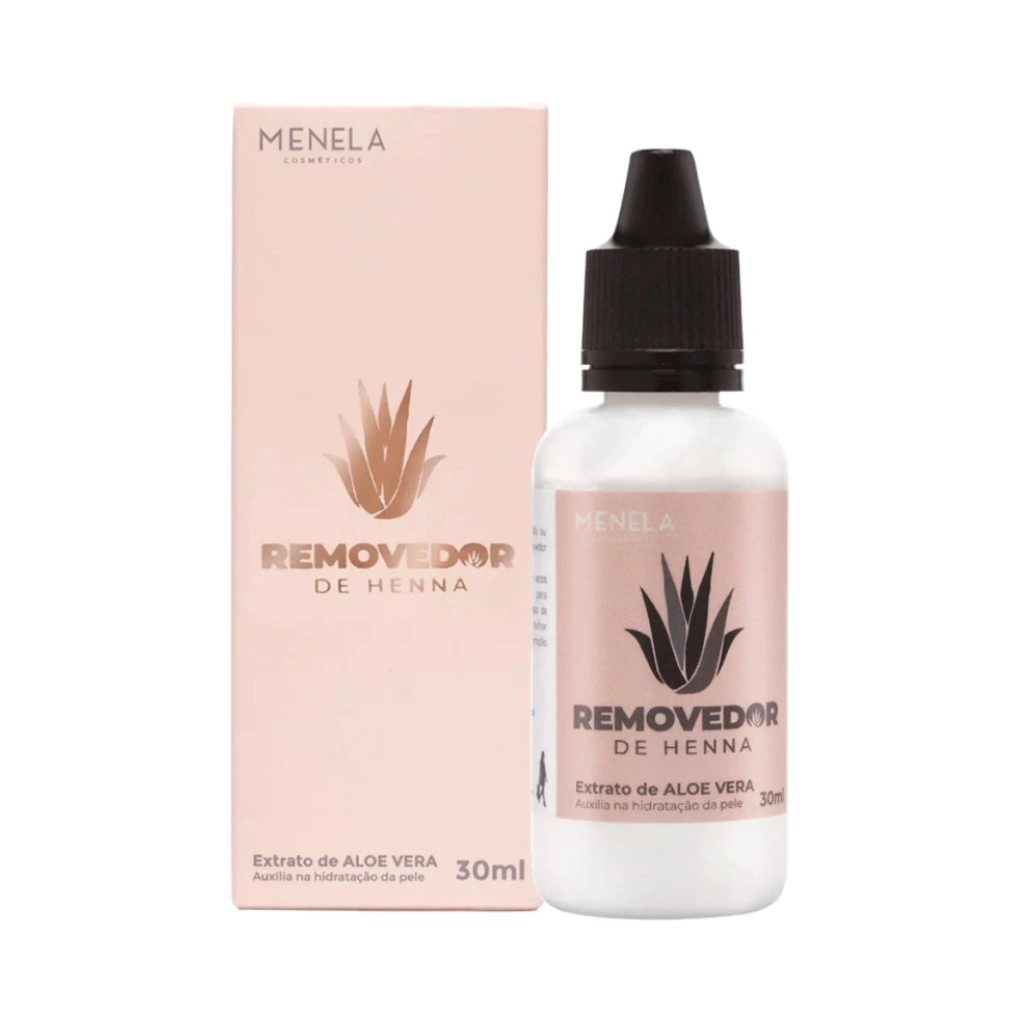 Removedor de henna para sobrancelhas 30ml Menela