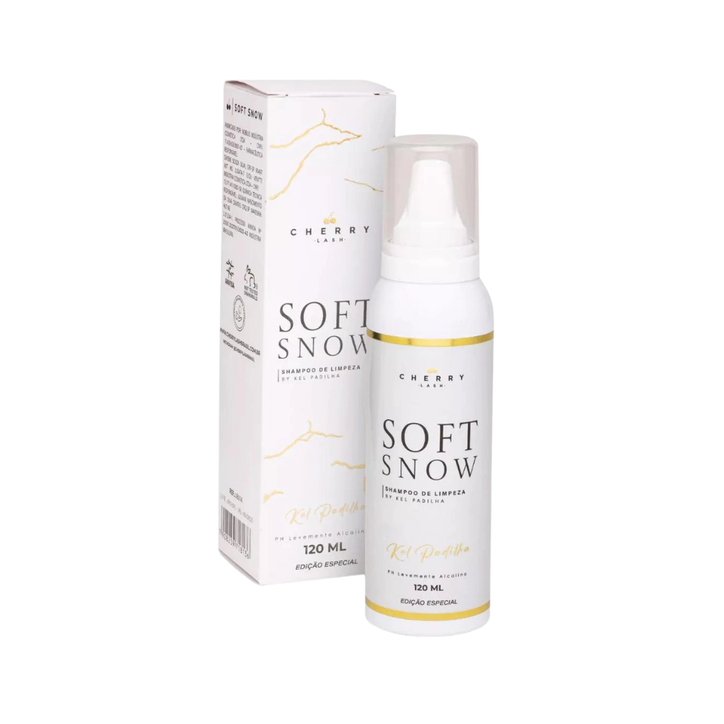 Shampoo de Limpeza Soft Snow 120ml Cherry Lash