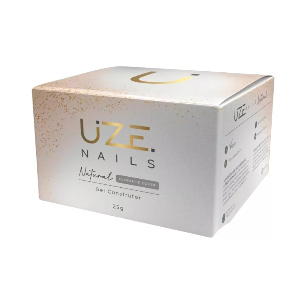 Gel Construtor Natural Elegante Cover 25gr Uze Nails