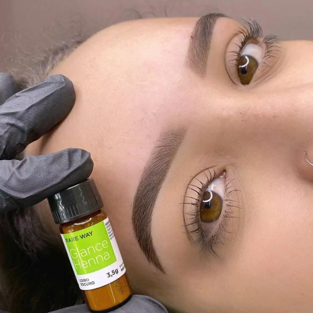 Henna para Sobrancelha Glance Loiro Escuro 3,5g Rare Way