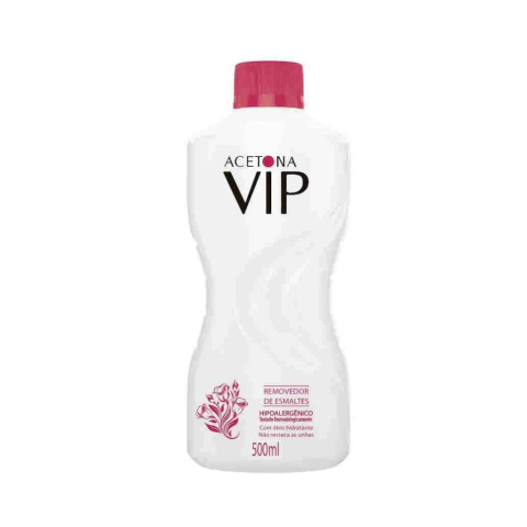 Removedor de Esmalte Com Acetona 500ml Vip
