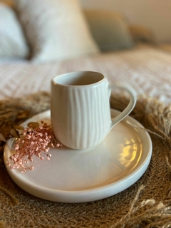Taza de cerámica con tramado Aconcagua - comprar online